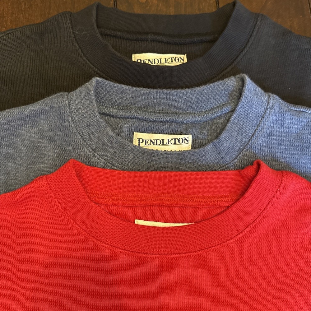 3 Pendleton Women Petite M Originals Pullover Ribbed Cotton Crew Sweater